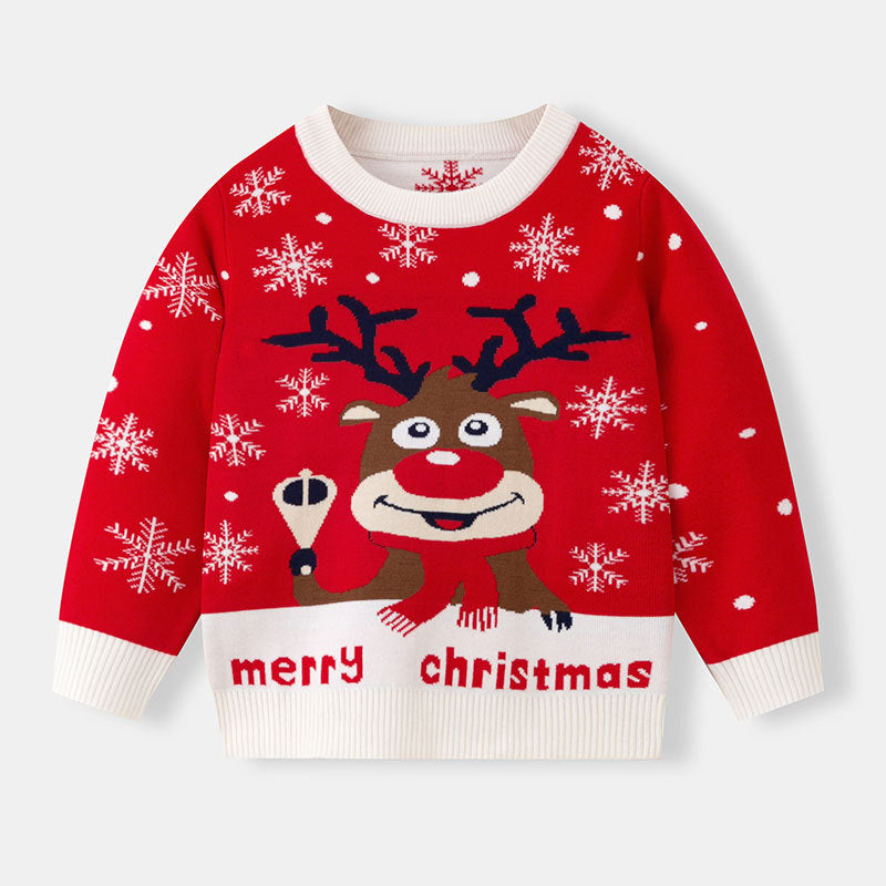 Little Deer Christmas Sweater Baby Undercover Knitted Sweater