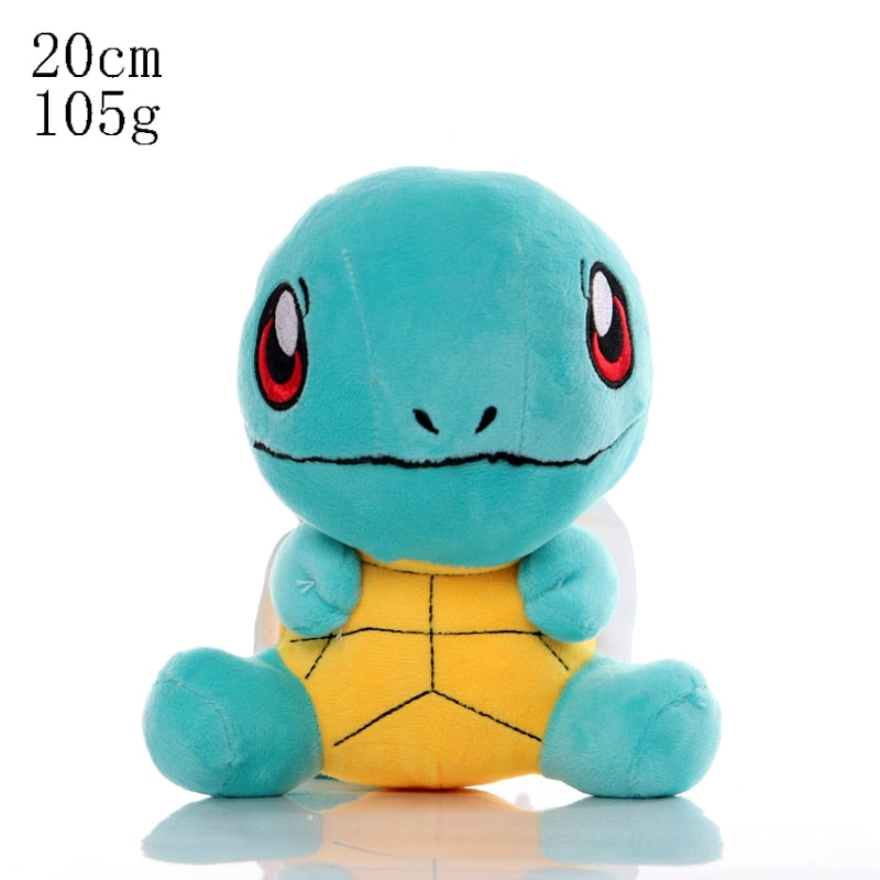 Pokemon Jackie tortoise plush toy leather little fire dragon kabi beast game doll catching doll machine doll