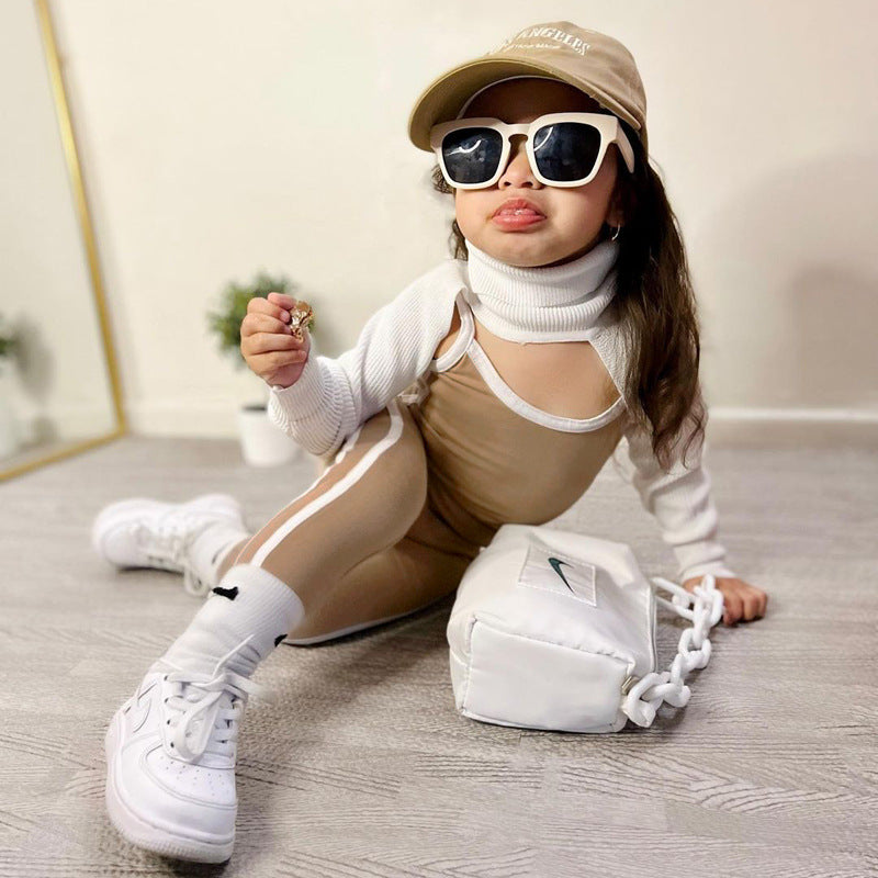 Children's Fashion Fashion Suspender Jumpsuit Ins Style Girls Casual Jumpsuit