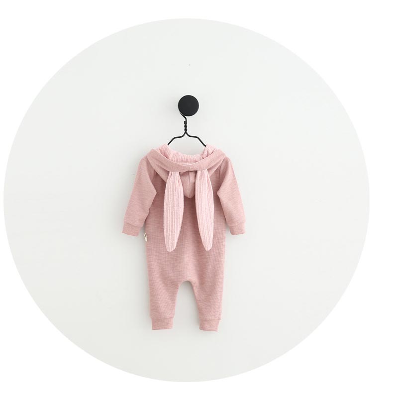 Spring Autumn Baby Rompers Cute Cartoon Rabbit Infant Girl Boy Jumpers Kids Baby Outfits Clothes