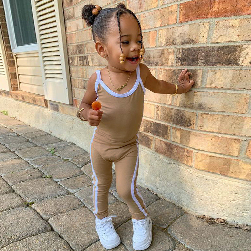 Children's Fashion Fashion Suspender Jumpsuit Ins Style Girls Casual Jumpsuit