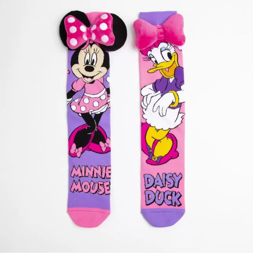 Children's jewelry socks cartoon bow girl princess socks