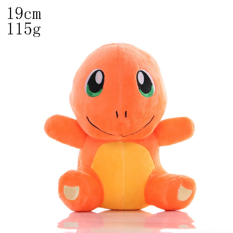 Pokemon Jackie tortoise plush toy leather little fire dragon kabi beast game doll catching doll machine doll