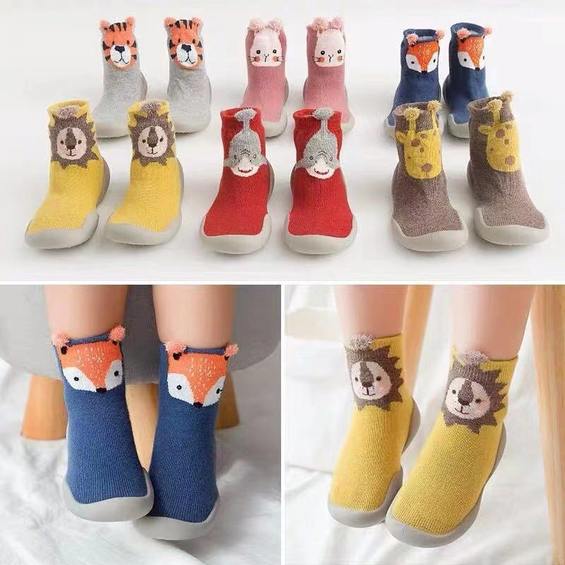 Infant Soft Bottom Toddler Shoes Men And Women Baby Shoes New Floor Socks Children's Shoes Baby Step Shoes Spring Autumn Summer