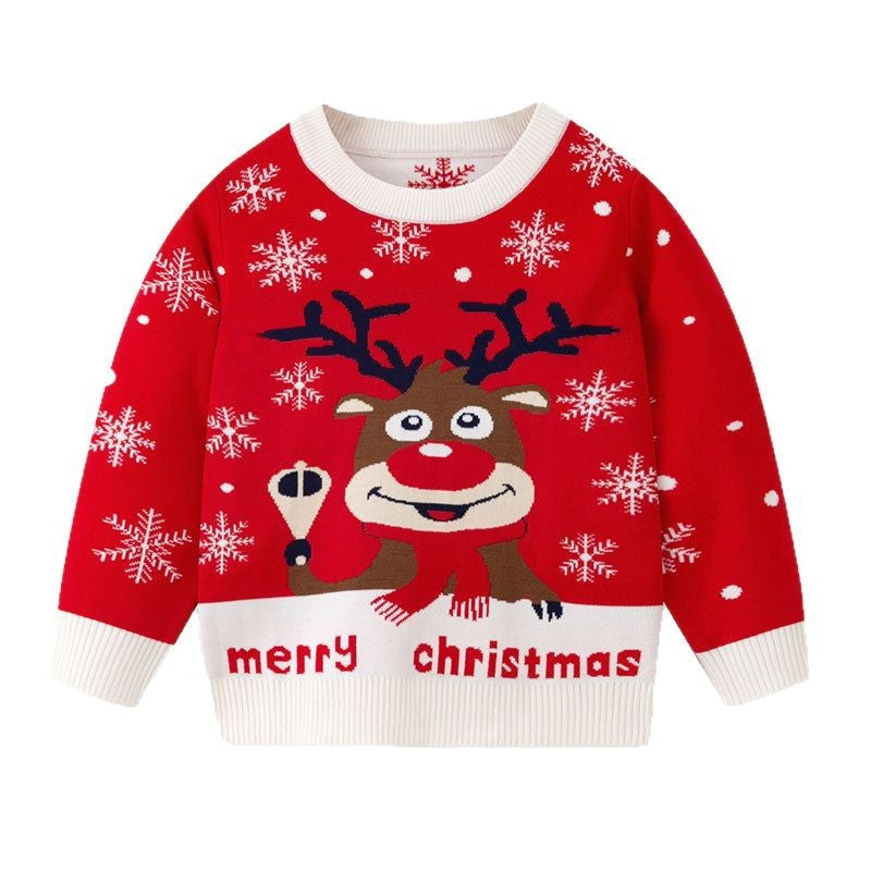 Little Deer Christmas Sweater Baby Undercover Knitted Sweater