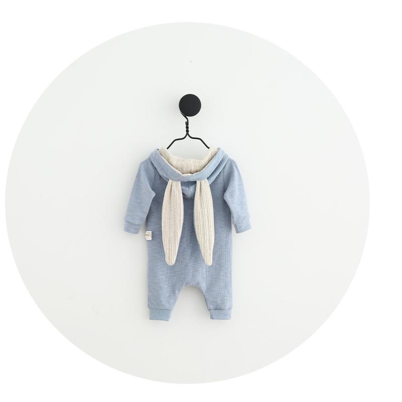 Spring Autumn Baby Rompers Cute Cartoon Rabbit Infant Girl Boy Jumpers Kids Baby Outfits Clothes