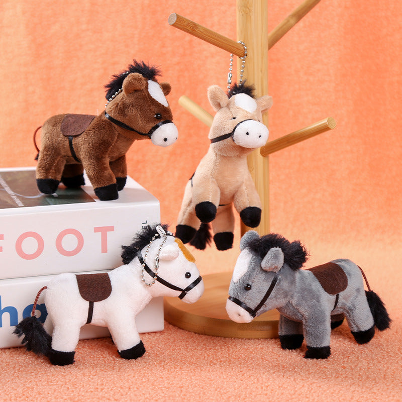 Simulated Pony Plush Toy Pendant