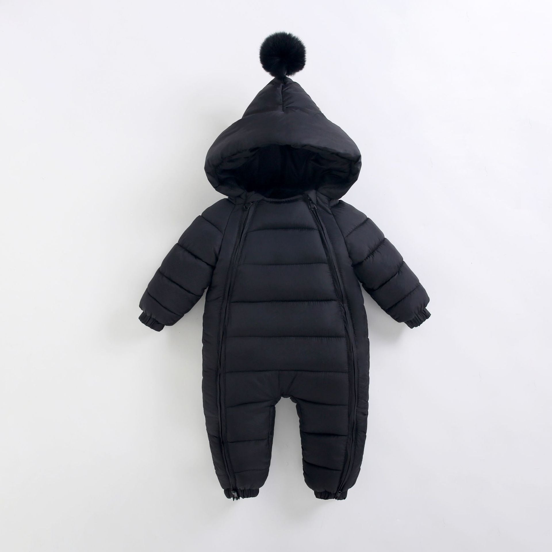 Baby jumpsuit, thickened in winter, baby's outdoor clothes, newborn cotton crawling clothes, autumn and winter toddler clothes