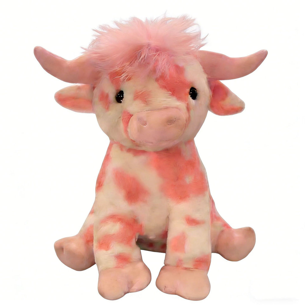 Pink Cow Plush Valentine's Day Plush Toy