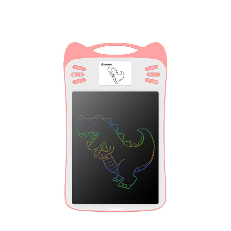 10 Inch Cartoon Voice Multi-Function LCD Drawing Board Children's Early Education Puzzle Eye Protection Writing Board LCD Writing Board