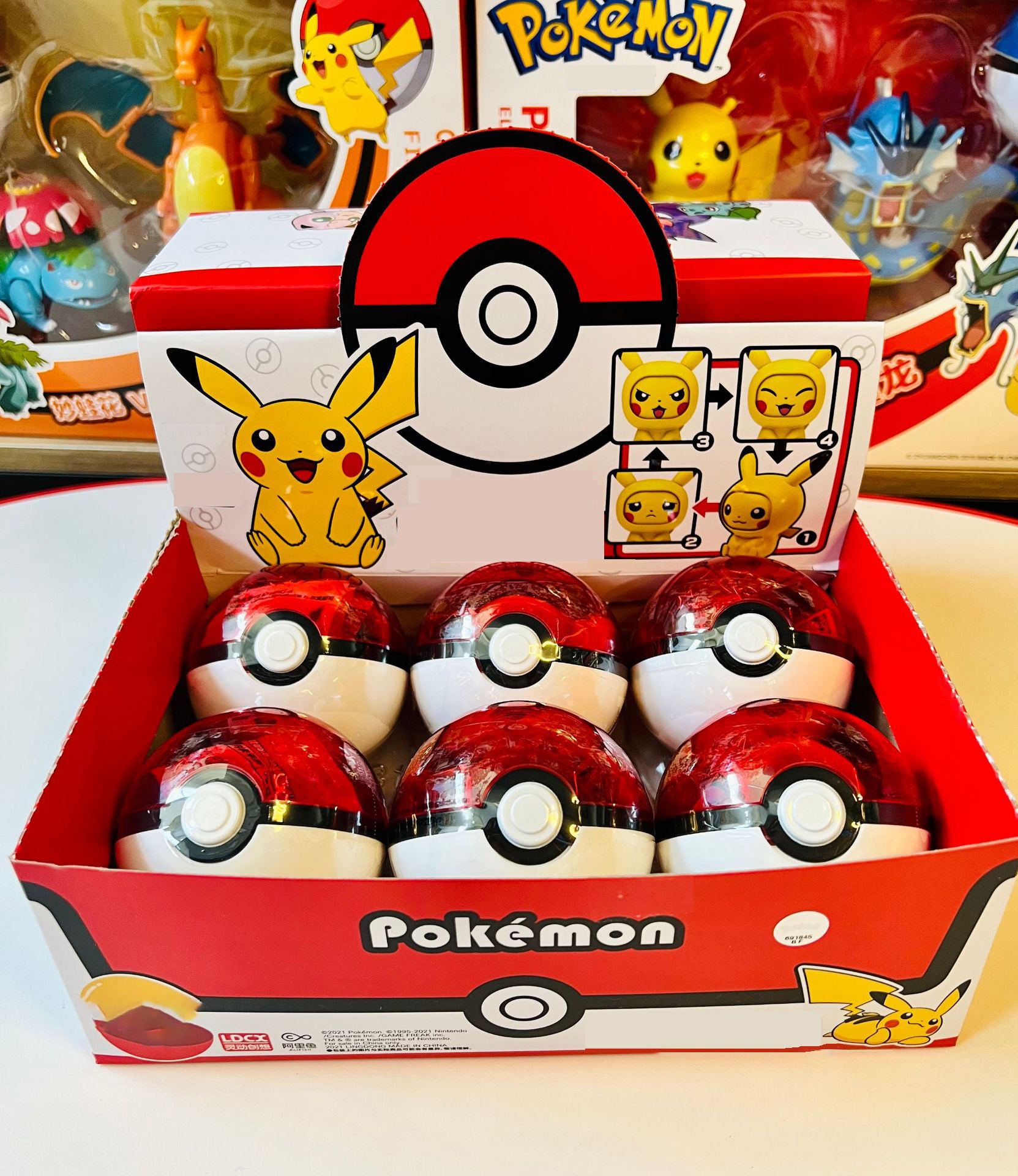 Pokemon Toy Pikachu Doll Poke Ball Pokemon Blind Box
