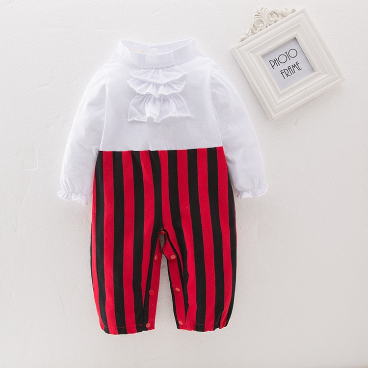 Pirate Captain Cosplay Clothes for Baby Boy Halloween Christmas Fancy Clothes Halloween Costume for Kids Children Pirate Costume