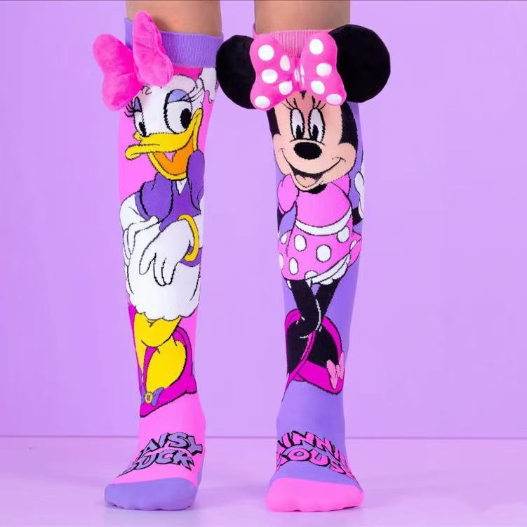 Children's jewelry socks cartoon bow girl princess socks